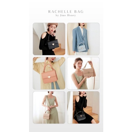 RACHELLE BAG JIMS HONEY ORI TAS SELEMPANG WANITA CUTE IMPOR FASHION CEWEK KOREA TOTE SLING HAND BAG