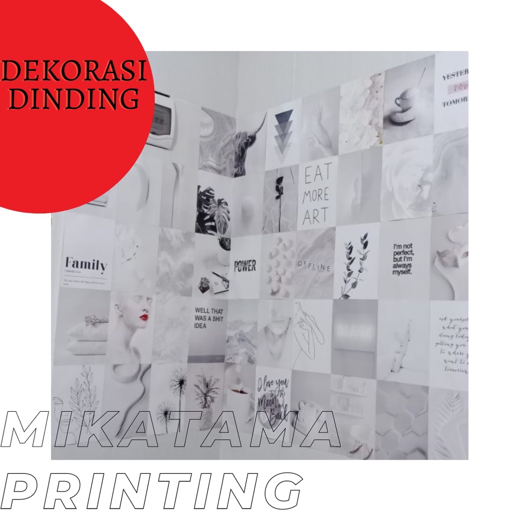 Kertas Dinding Aesthetic ( Custom)| Permeter | Bahan Albatros