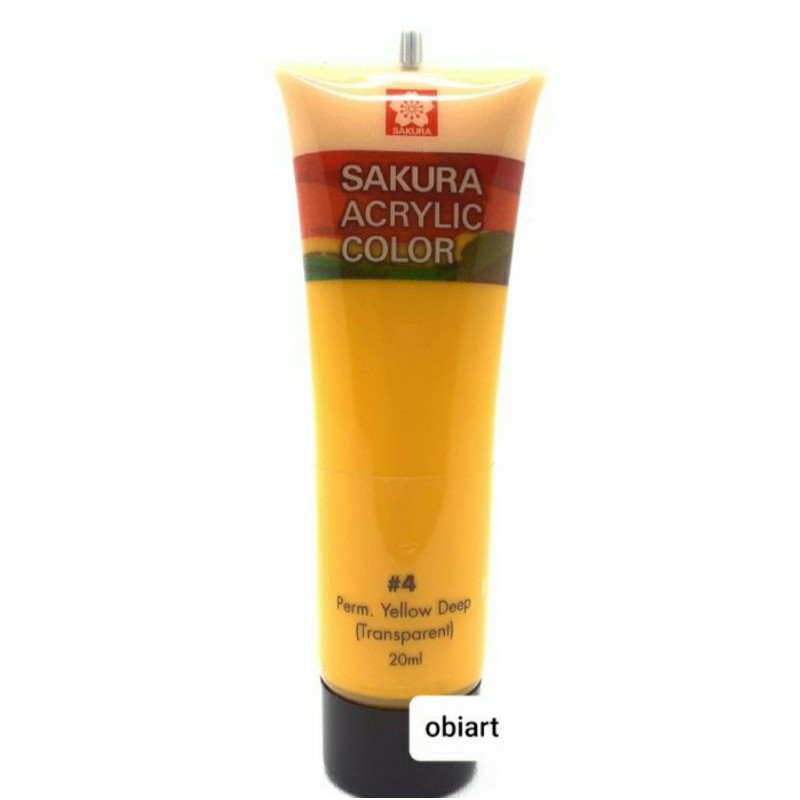 

Sakura Acrylic 20 ml Permanent Yellow Deep