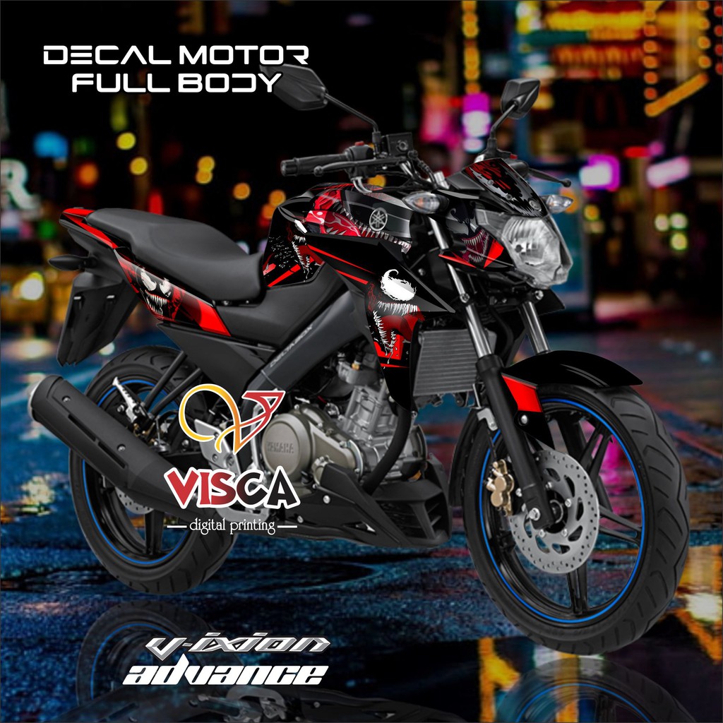 Decal Vixion ADVANCE Decal Vixion New Stiker Vixion NVA Stiker Vixion New Venom
