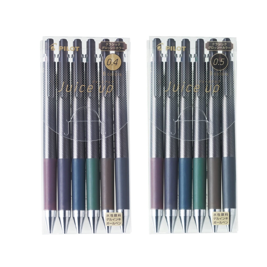 

Pilot Juice Up Classic Glossy Colors Set 0.4mm 0.5mm Gel Ink Pen Limited Colors