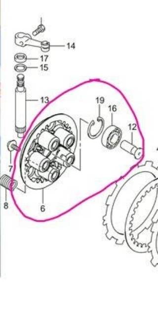 Disk Pressure Set Kopling Suzuki GSX 150 Buat Upgrade Satria Fu Raider 150 Semua Tahun Bisa Pakai