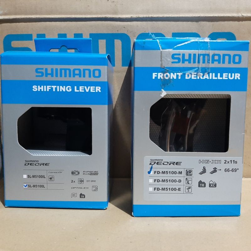 Sifter kiri dan fd deore m5100 2 speed via japan | Shifter Deore