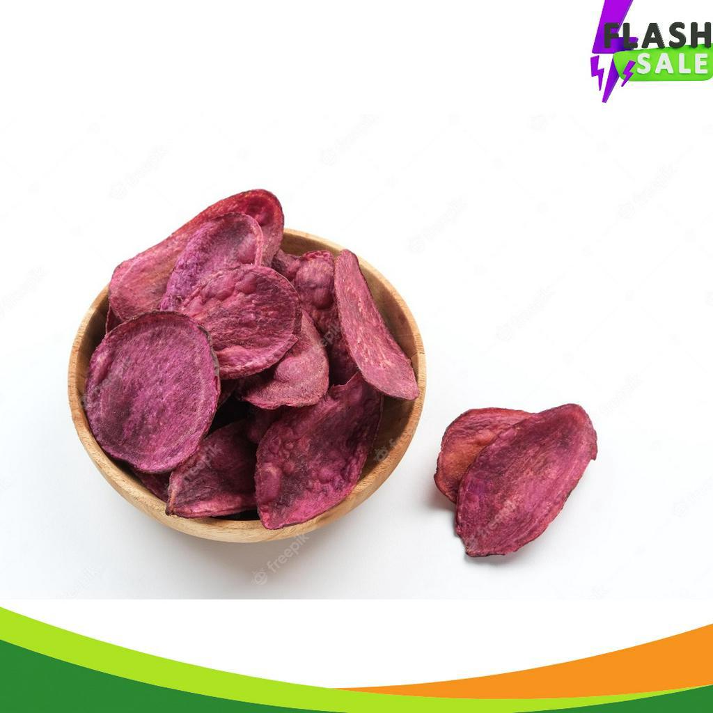 

SPESIAL DISKON Keripik Ubi Ungu Super Enak dan Renyah