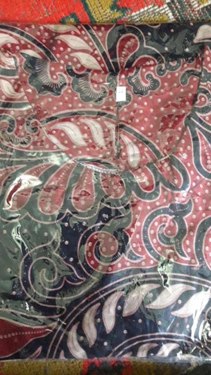 Batik Dolby Dolbi Dobby Doby Tenun Sutra Tulis Katun Atbm Baron Atasan Batik Wanita Sogan Srg308