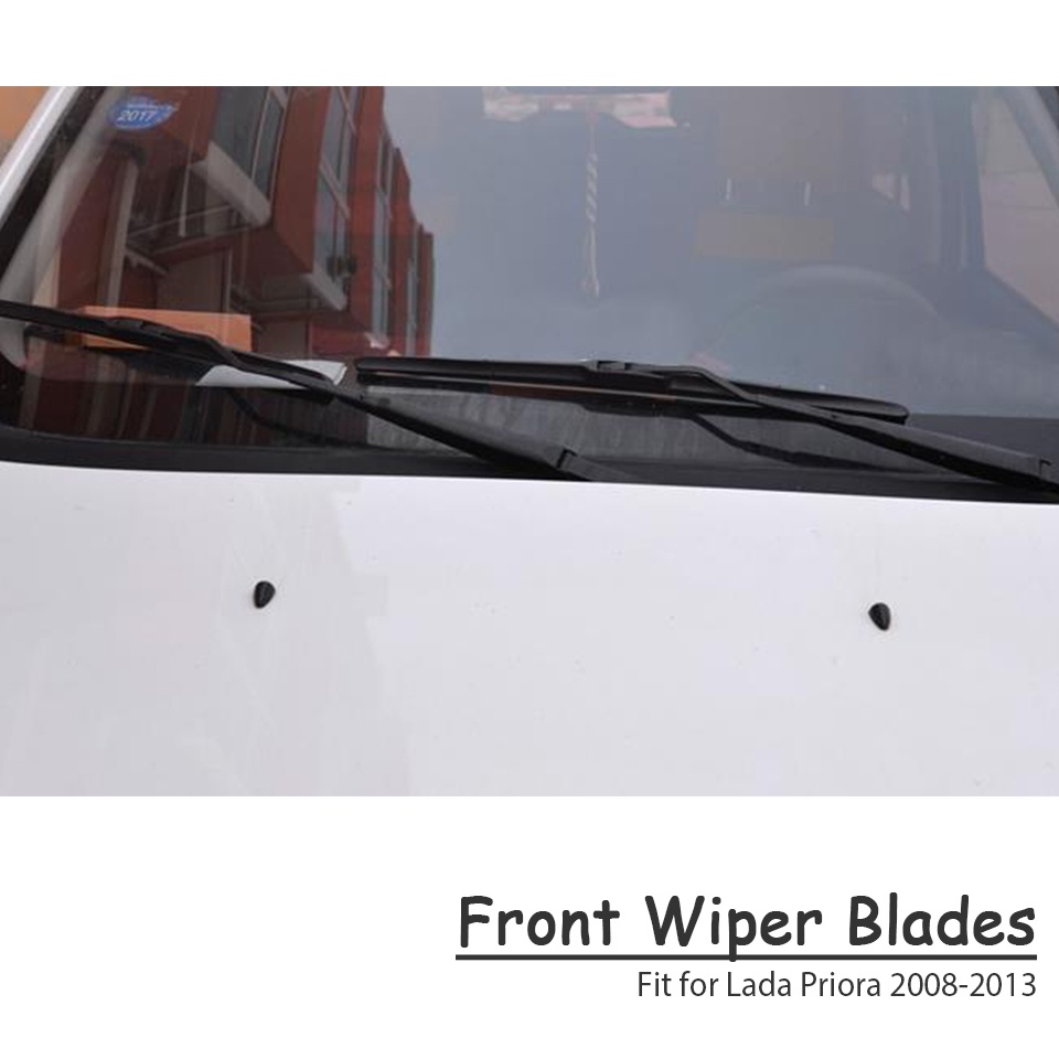 1 Set Karet Wiper Kaca Depan Mobil Untuk Lada Priora 2013 2012 2011 2010-2008