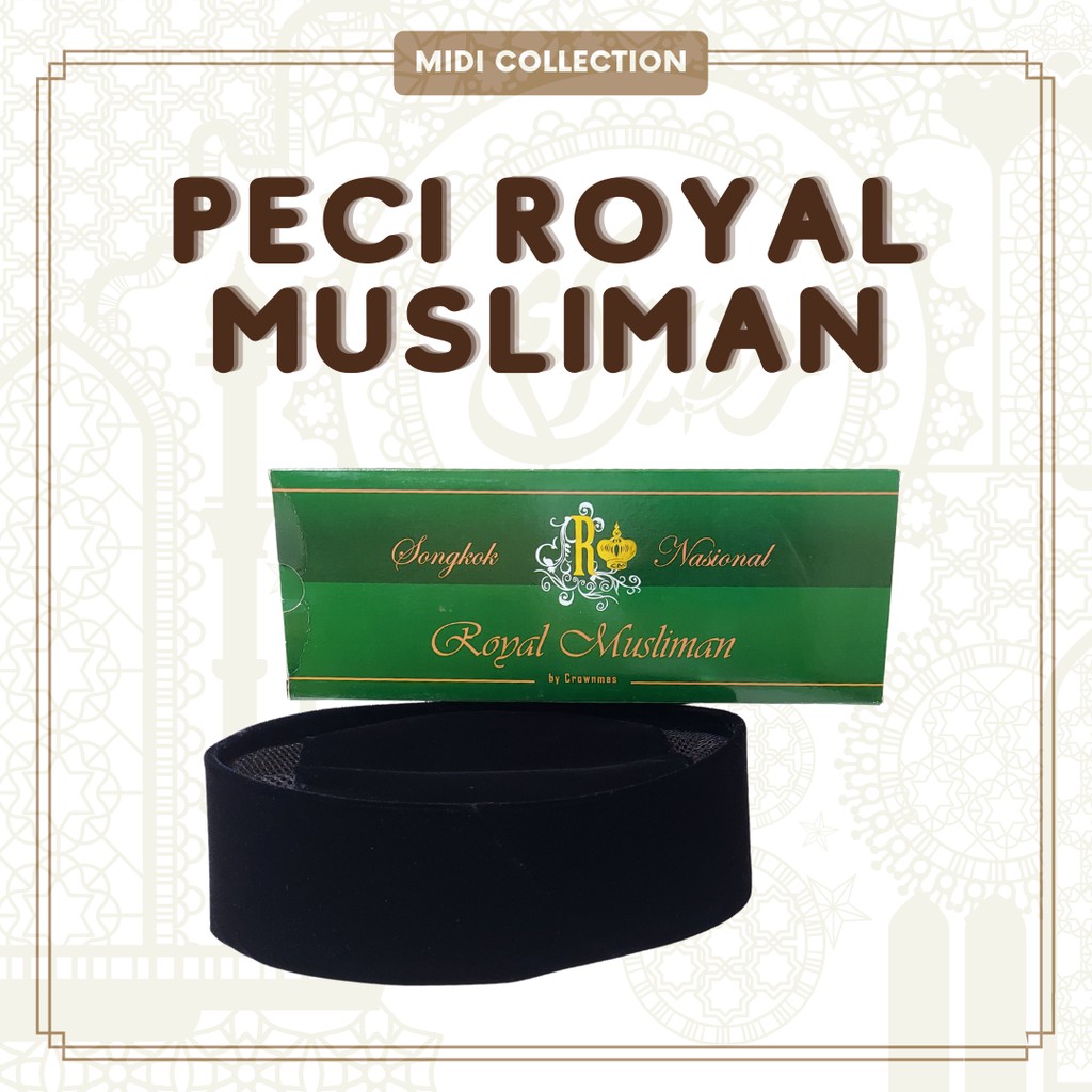 Peci Songkok Nasional ROYAL MUSLIMAN