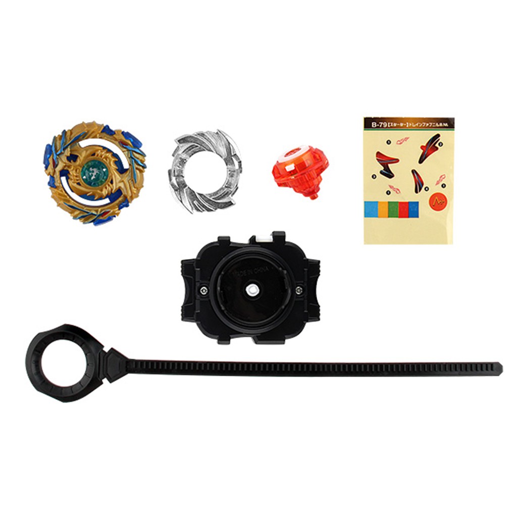 Rapidity 4D Metal Beyblade Burst B-79 Drain Fafnir.8Nt + STRING LAUNCHER