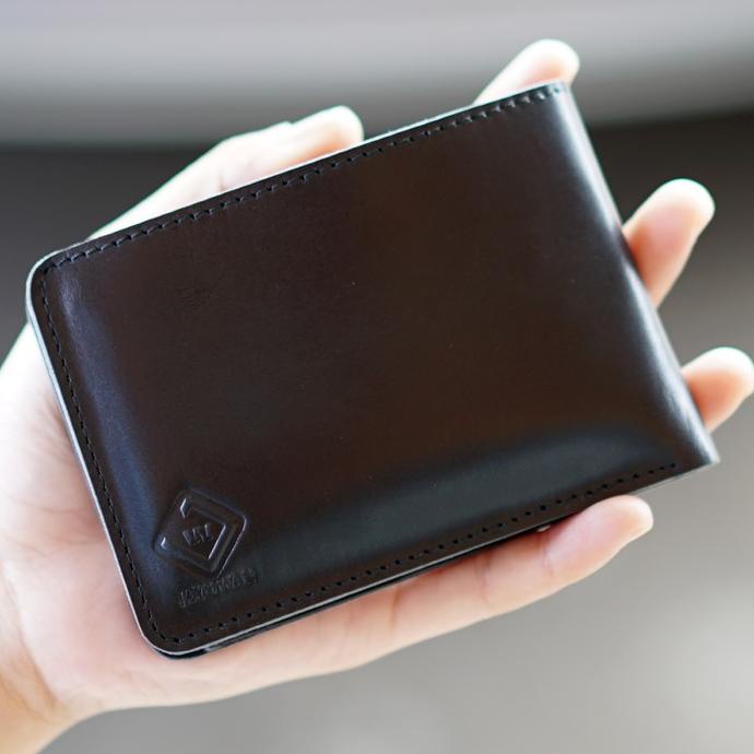 Dompet Pria Kulit Asli Slim Minimalis Kulit Sapi