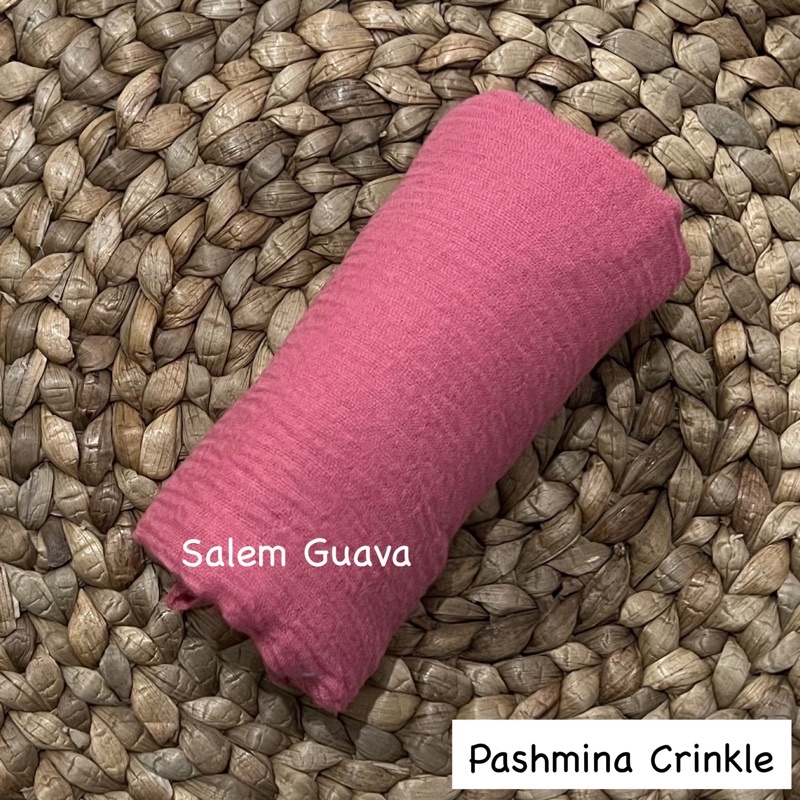 Pashmina crinkle Part 1 Hijab pasmina kusut Lavanya By Azzara-Salem Guava