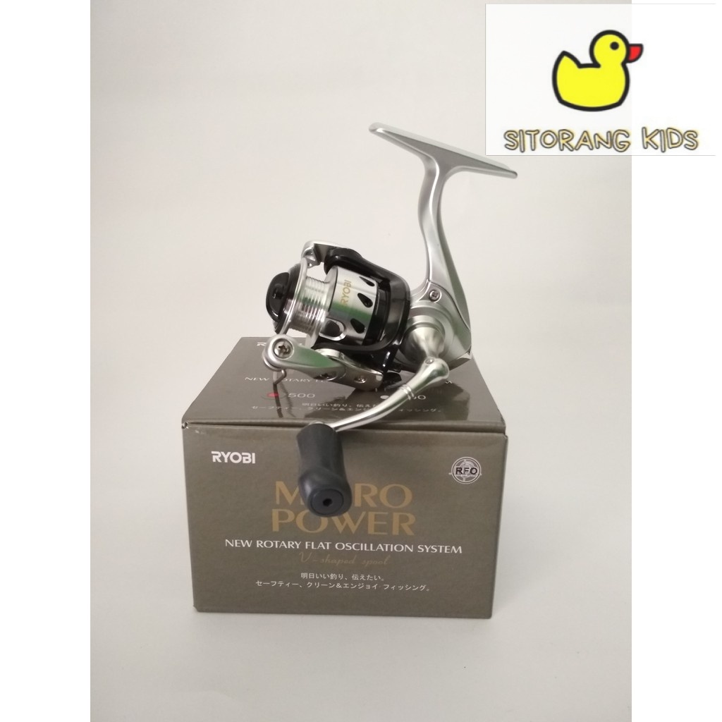 [Promo] Mini Reel Spinning Ryobi Micro Power 500 Power Handle. Max Drag 3Kg