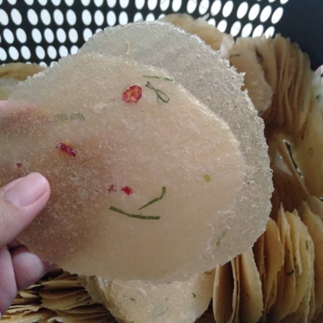 

Opak singkong gurih/pedas