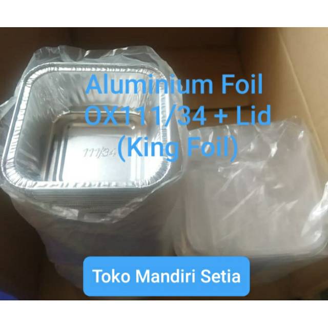 Aluminium Foil OX111/34 + Lid (OX100 King Foil)