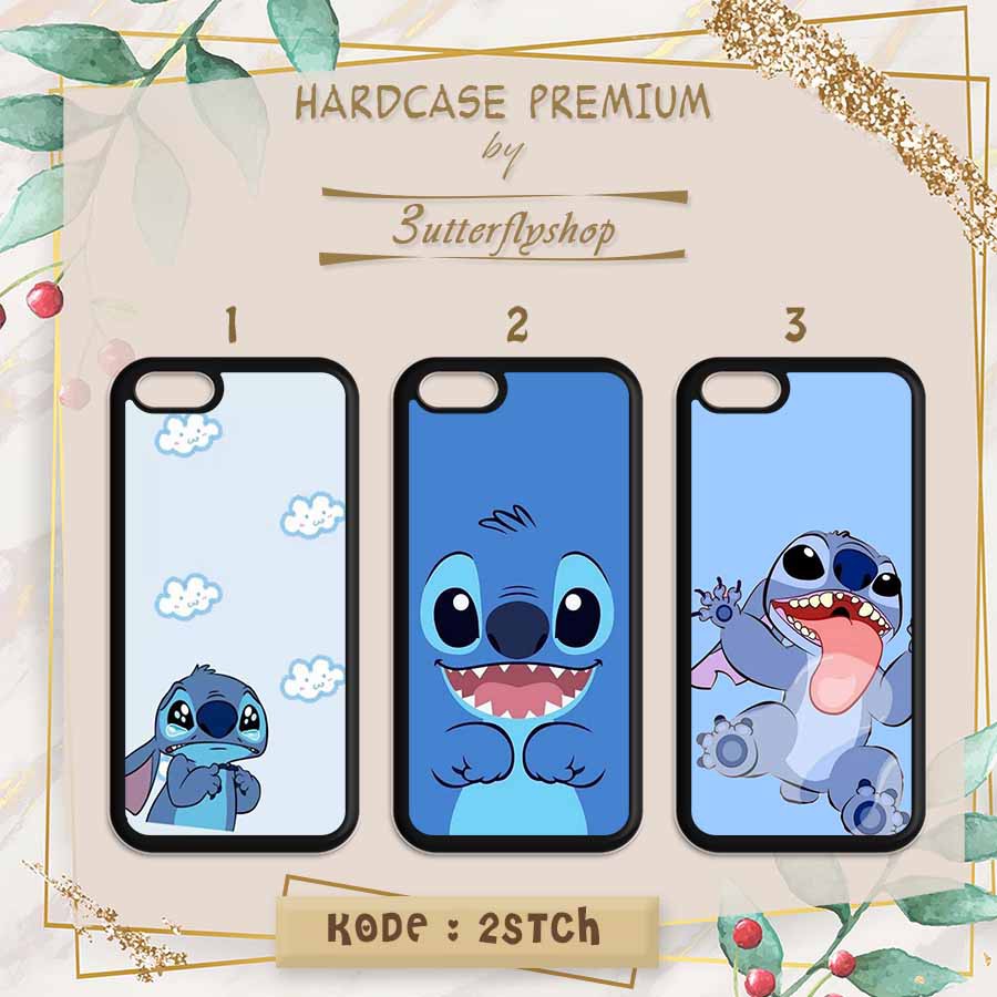 [HARDCASE] Stich Fun Cartoon case Oppo Vivo Realme Redmi Xiaomi Samsung Iphone