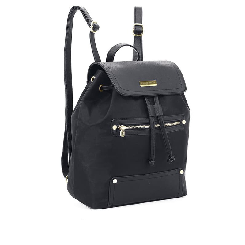 TAS RANSEL WANITA SOPHIE MARTIN BACKPACK HITAM KULIAH SEDA T4953B5 O A