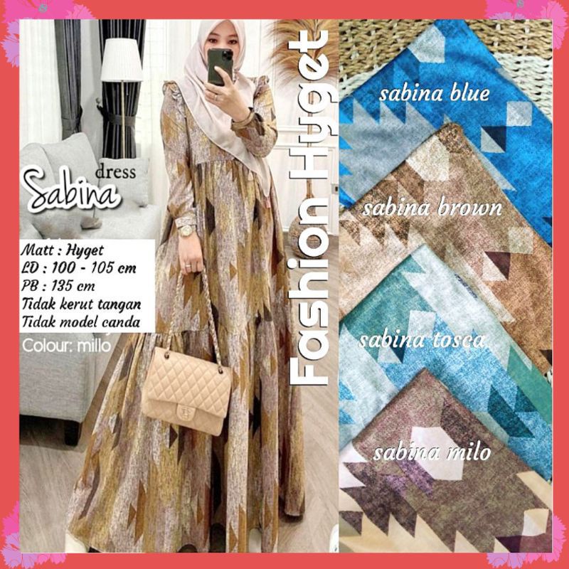 GAMIS HYGET MOTIF JUMBO BUSUI TERMURAH GAMIS HARIAN