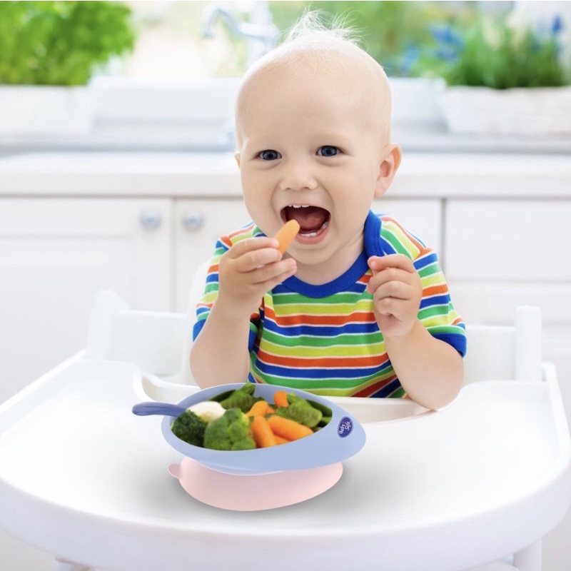 Baby Safe Suction Bowl With Spoon B354 / Mangkok Bayi Anti Tumpah
