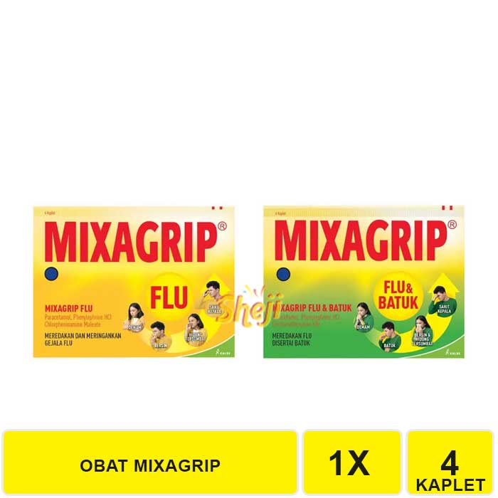 OBAT MIXAGRIP FLU / MIXAGRIP FLU DAN BATUK ISI 4 KAPLET