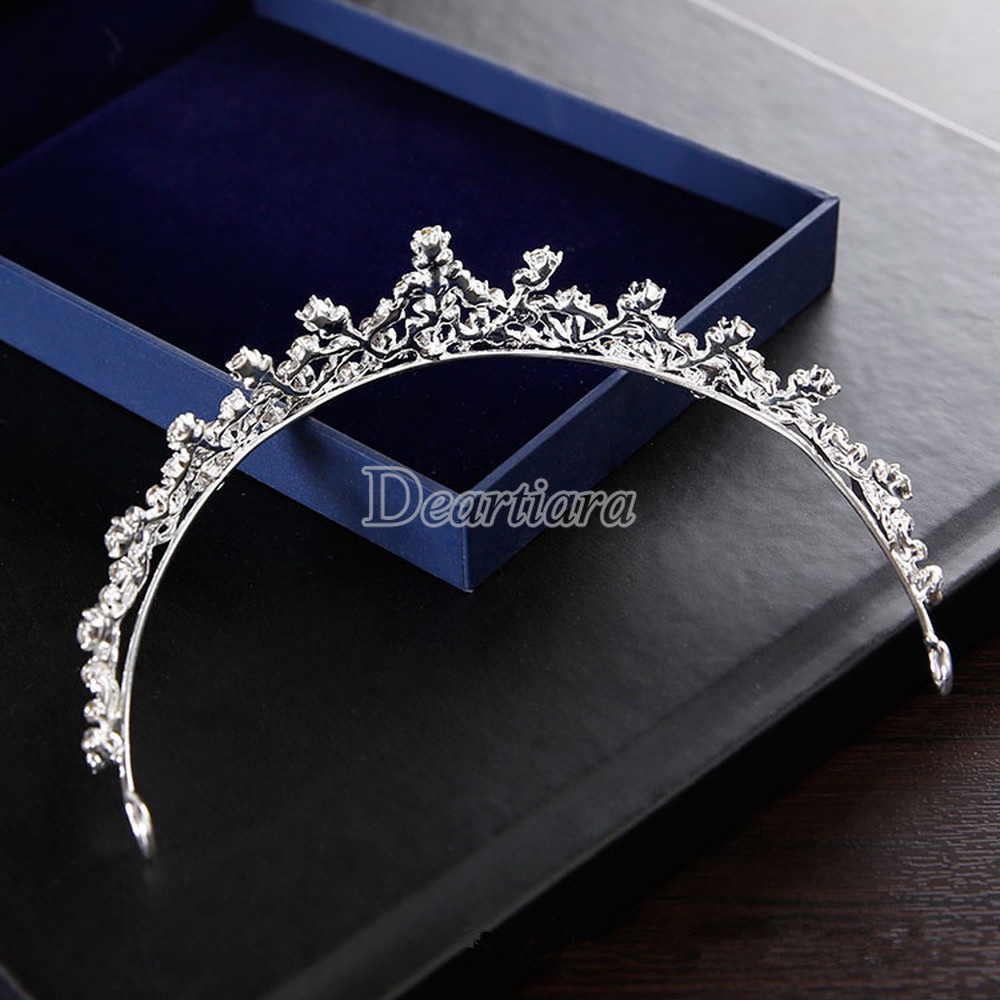 New Bridal Headwear White Bridal Princess Small Crown Wedding Accessories