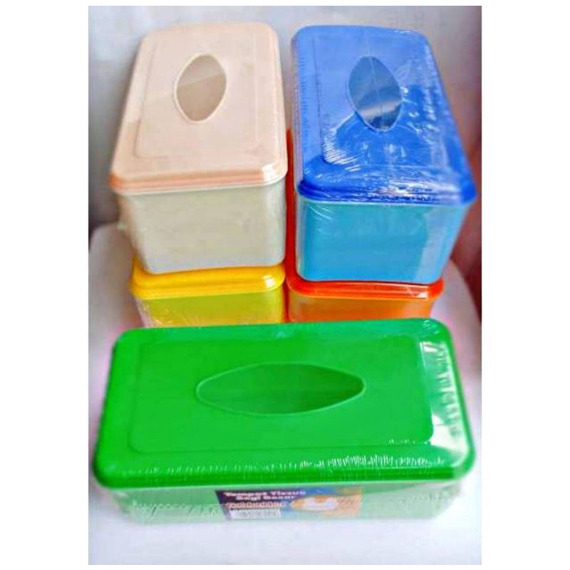 Kotak Tissue Golden Hen TTS - 621 Segi Besar / Persegi panjang / Kotak tisu / Wadah tisu plastik