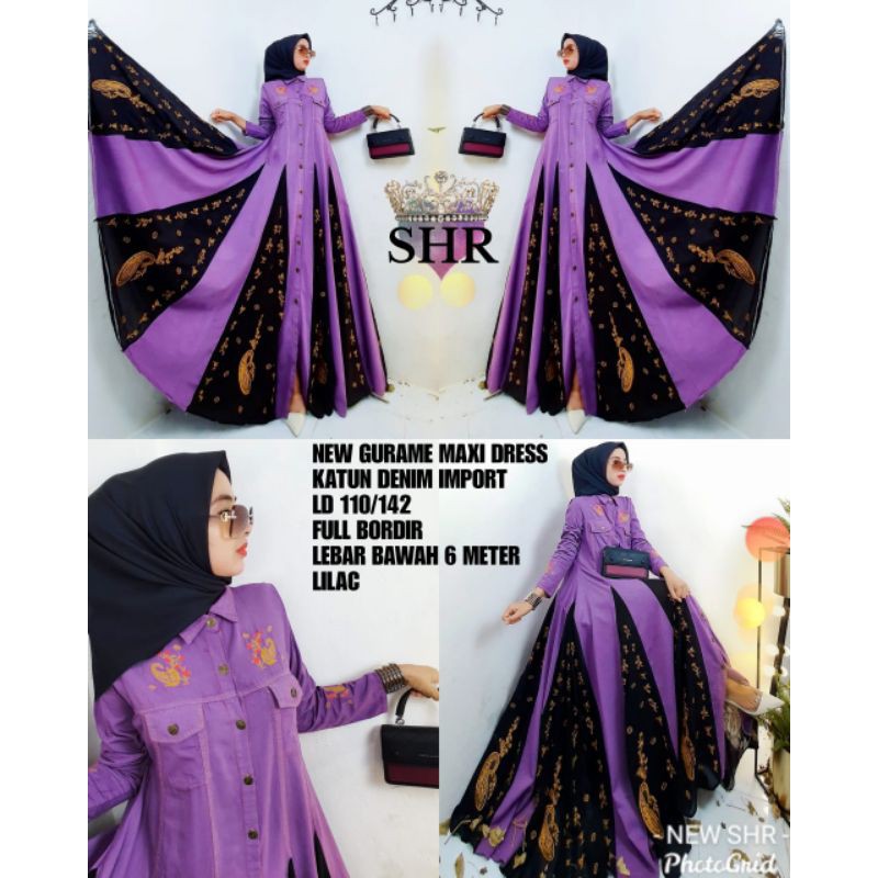 maxi gurame shr original lilacmix black