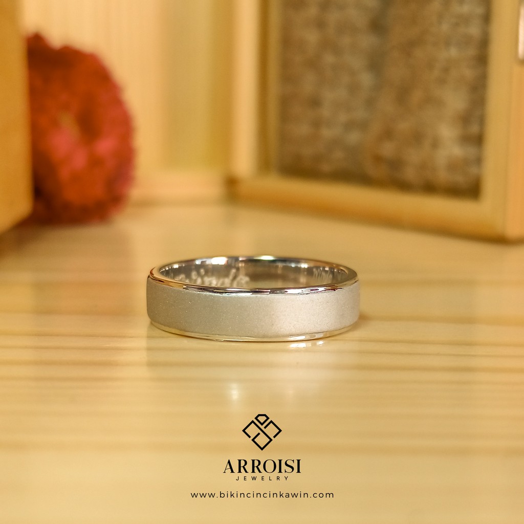 Cincin Single Palladium Cincin Tunangan