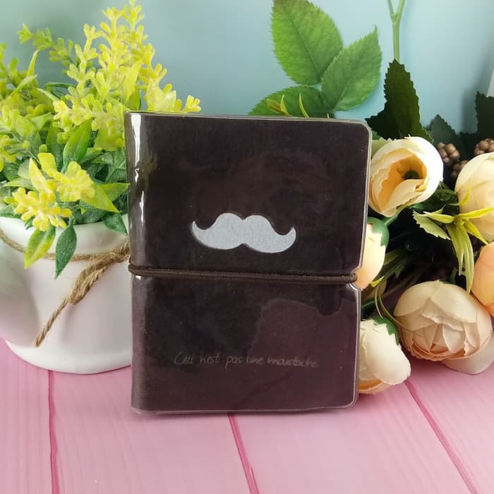 CLEARANCE SALE - Mustache &amp; lips card case