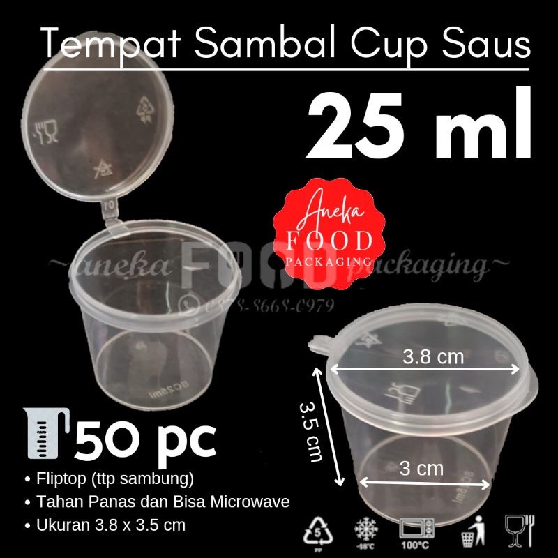 

tempat saus cup 25ml