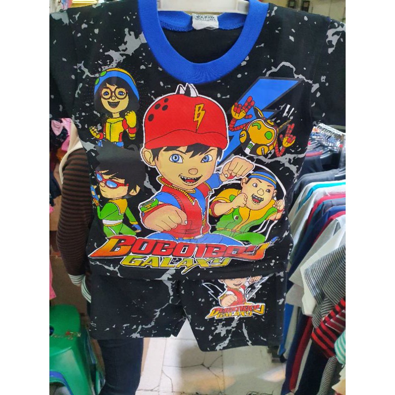 BAJU SETELAN ANAK BOBOIBOY KIDS 1-10 tahun Best seller