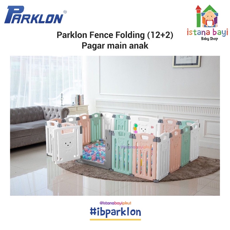 Parklon Fance Folding  12+2 mix / Pagar Bayi