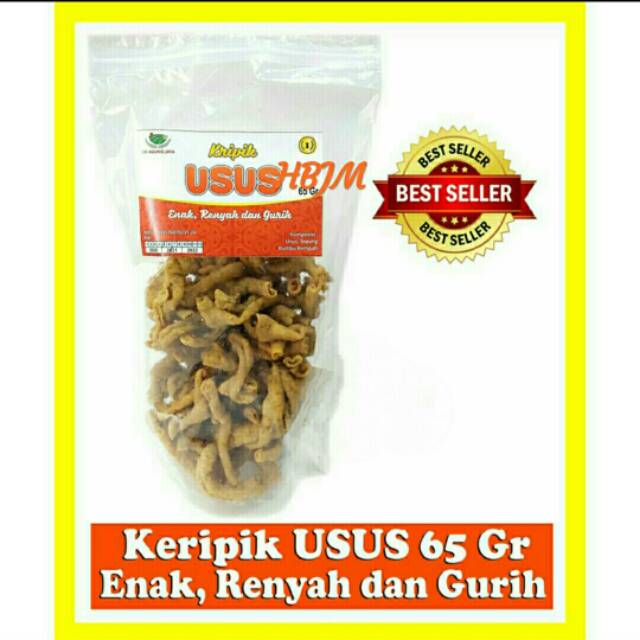 

KERIPIK USUS 65 GR ENAK , RENYAH, GURIH