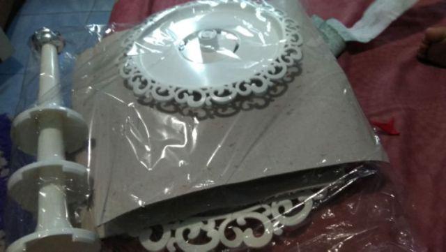 10 Pcs Pisau Kue Plastik Bening / Pisau Cake Kue Tart