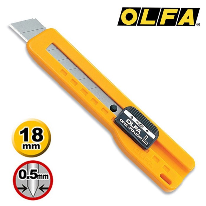 

Lucu 18Mm Snap-Off Blade Cutter Sl-1 Olfa Limited