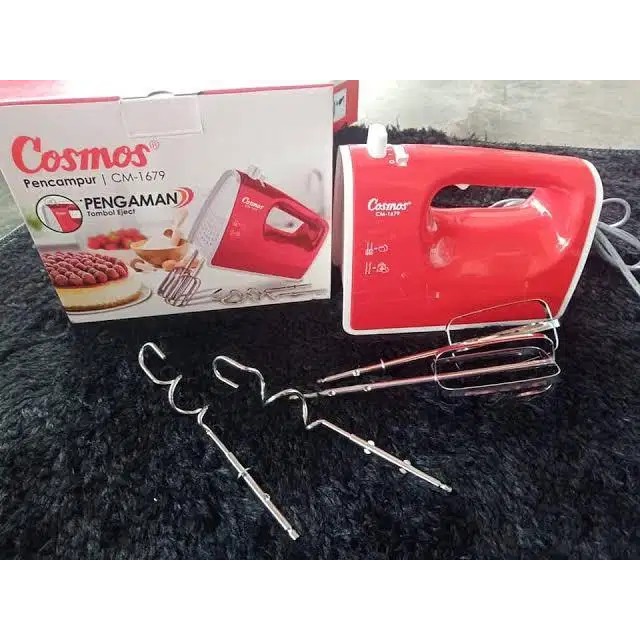 HAND MIXER / PENGADUK KUE COSMOS CM-1679 / CM 1679 / CM1679 ORIGINAL ( ORI )100% ( TERMURAH ! )