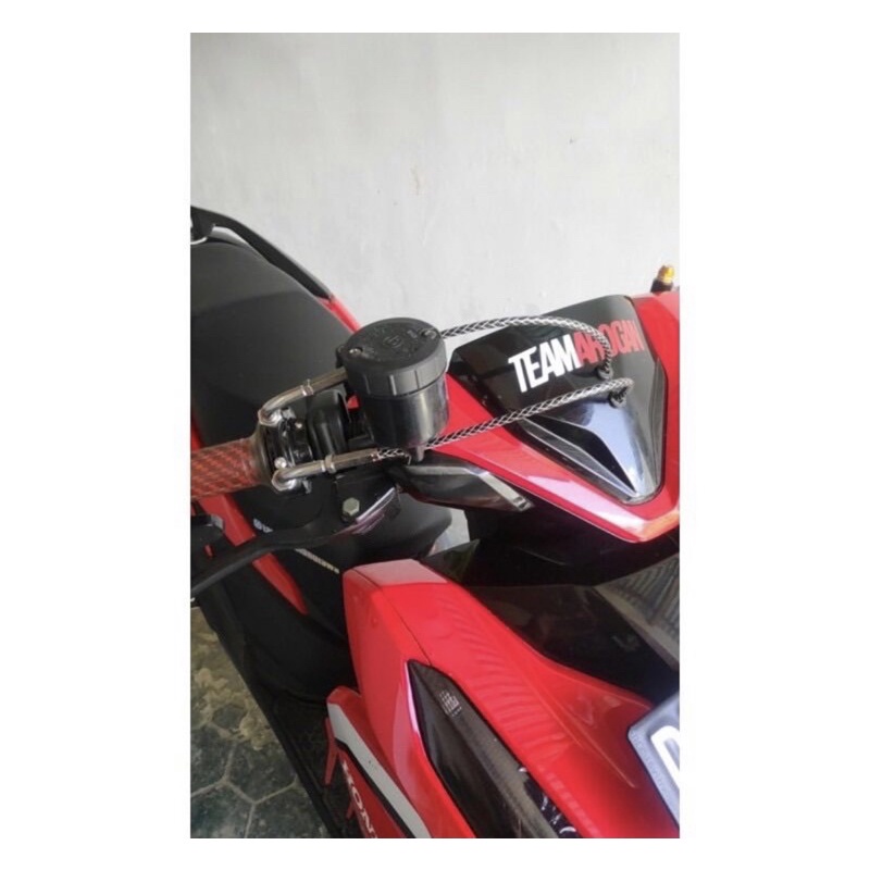 Master rem no name kanan + tabung smoke universal semua motor aerox pcx  scoopy mio xeon beat fi dll