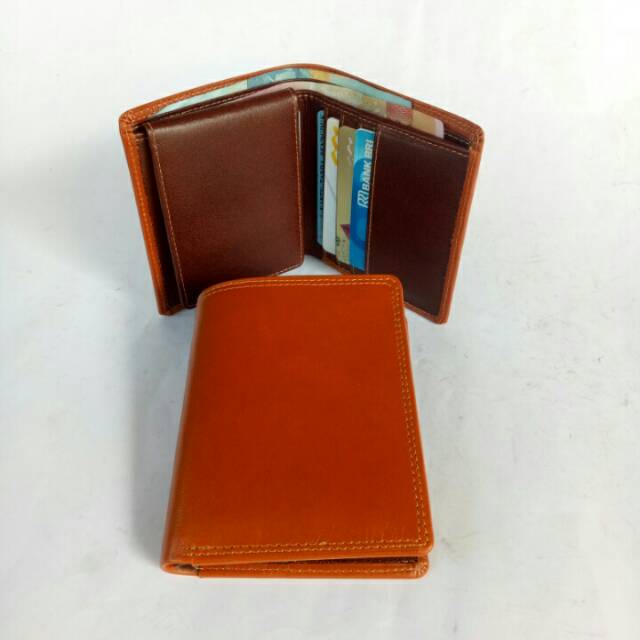 Dompet full kulit asli pria ful kulit sapi asli model berdiri jaminan 100% kulit asli