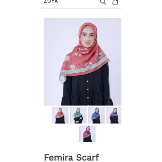 Hijab Zoya Femira Scarf Zoya,Ready One Set Mandjha Ivan Gunawan Alyona,Cherish, Ivana,Fairmont,Roser