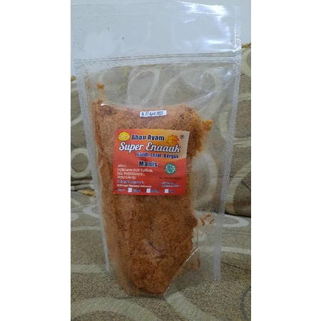 

Abon Ayam Super Enak ukuran 250gr. Dijamin Enaaak