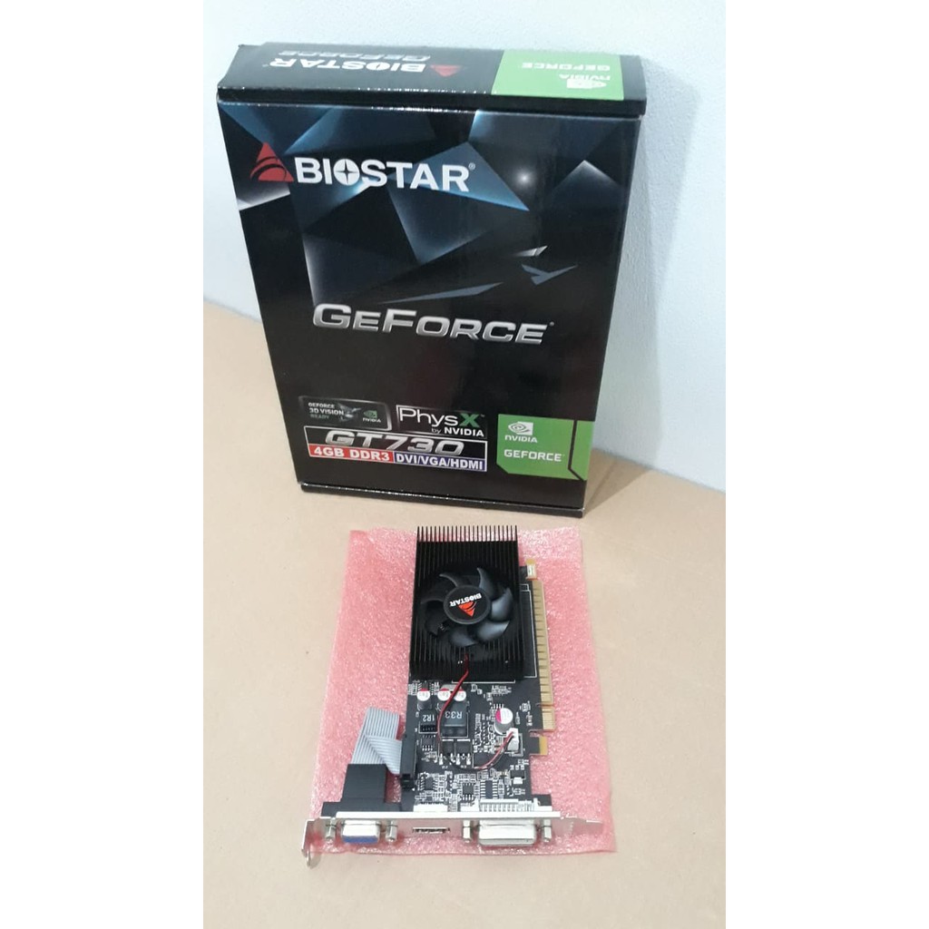 VGA BIOSTAR GT730 4GB DDR3 128 BIT - VGA GT 730 GT-730 4 GB