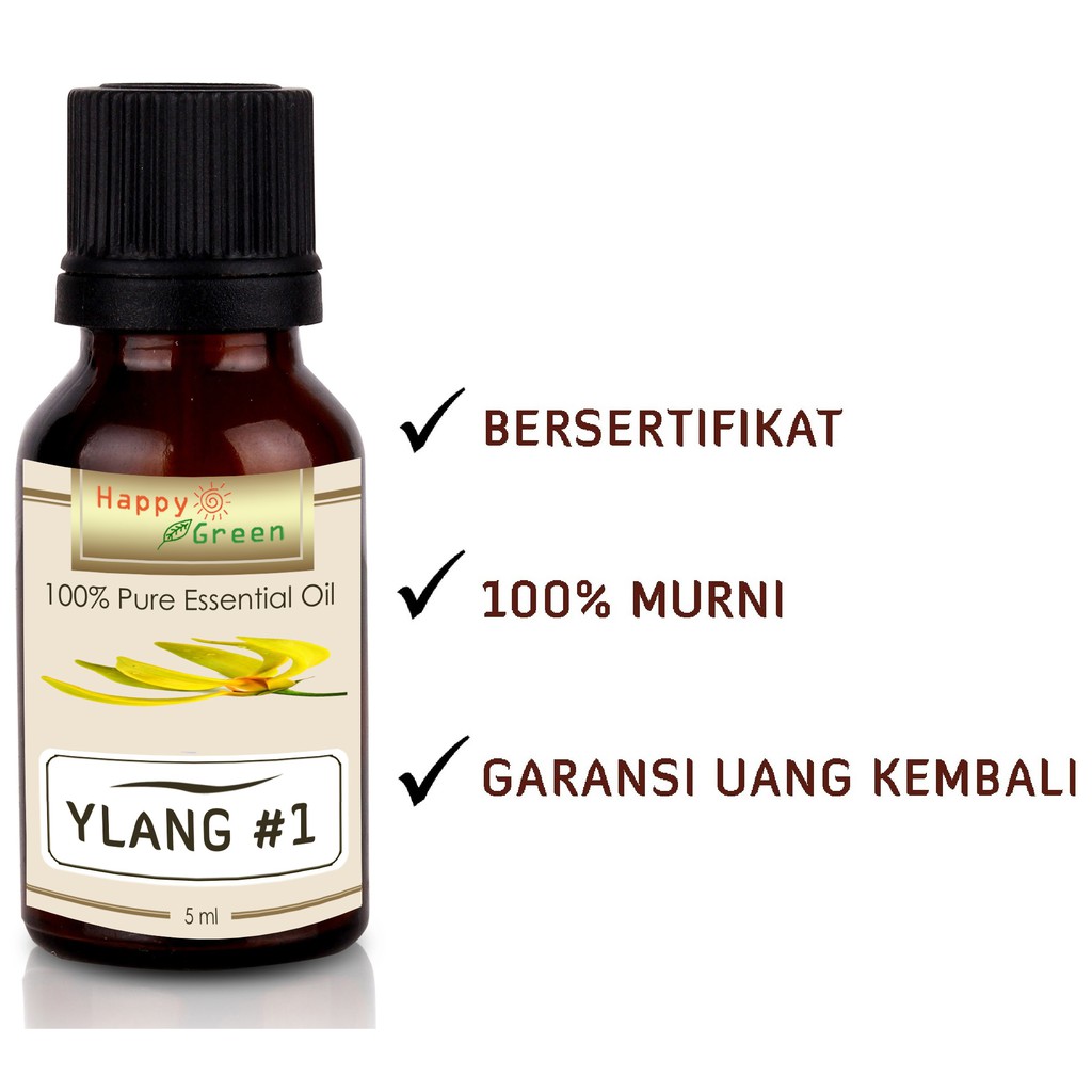 Happy Green Ylang Essential Oil #1 - Minyak Bunga Ylang Ylang #1