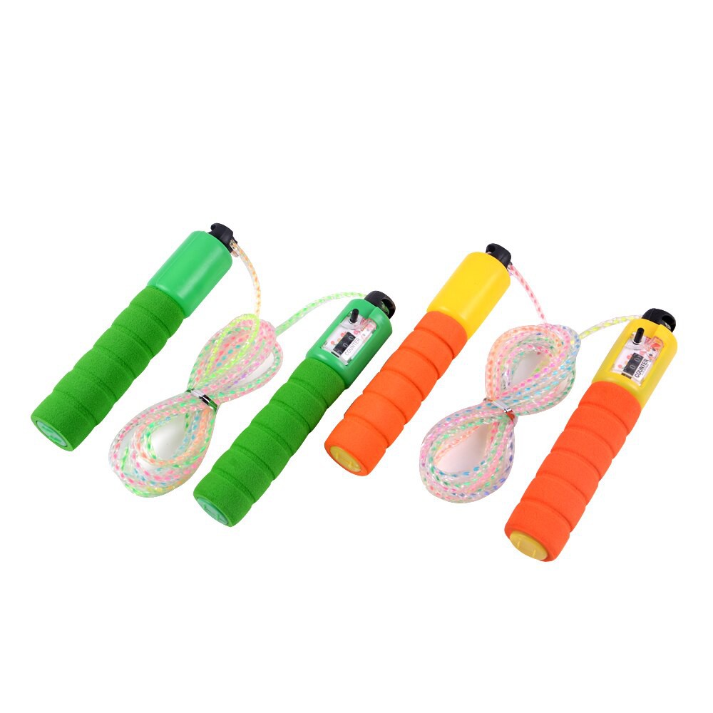 Tali Lompat Skipping Jump Rope Robe Skiping With Counter - Warna Random