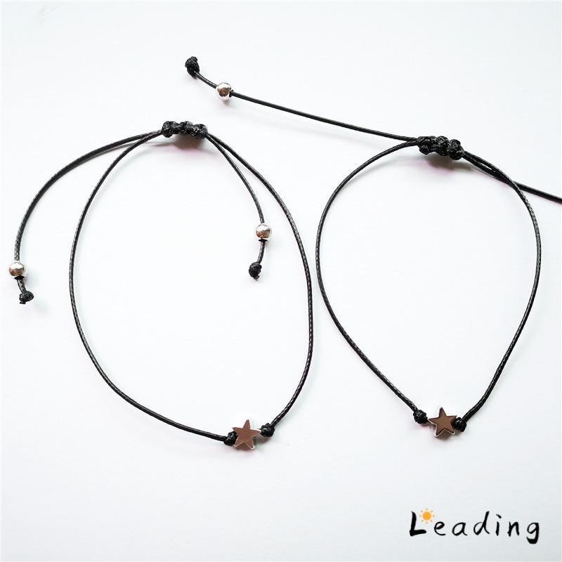 2 Pcs Korean Fashion Gelang Tali Ersahabatan Anyaman Krisan Bunga Matahari Fashion-Le