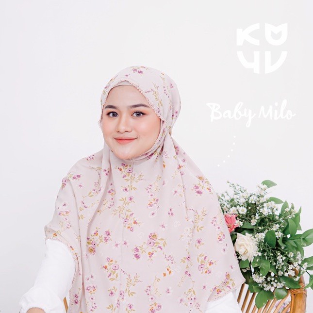 Koyu Hijab Instan Viney Jepang Bergo Premium 2layer Valena