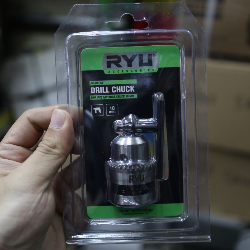 kepala bor 10mm RYU drill chuck