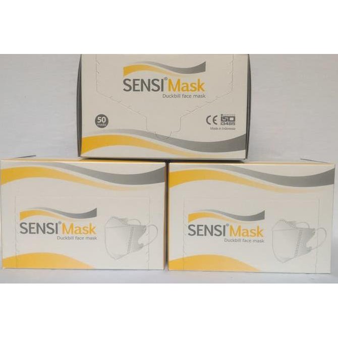 masker sensi duckbill masker debu mulut 3 ply