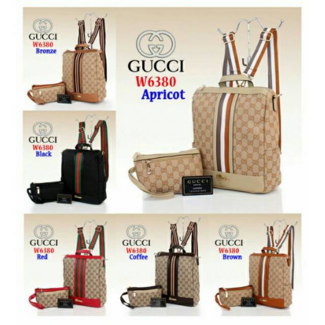 *Bag Ransel Gucci 6380*
