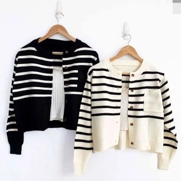 Stripe cardi | kardigan rajut | outer rajut