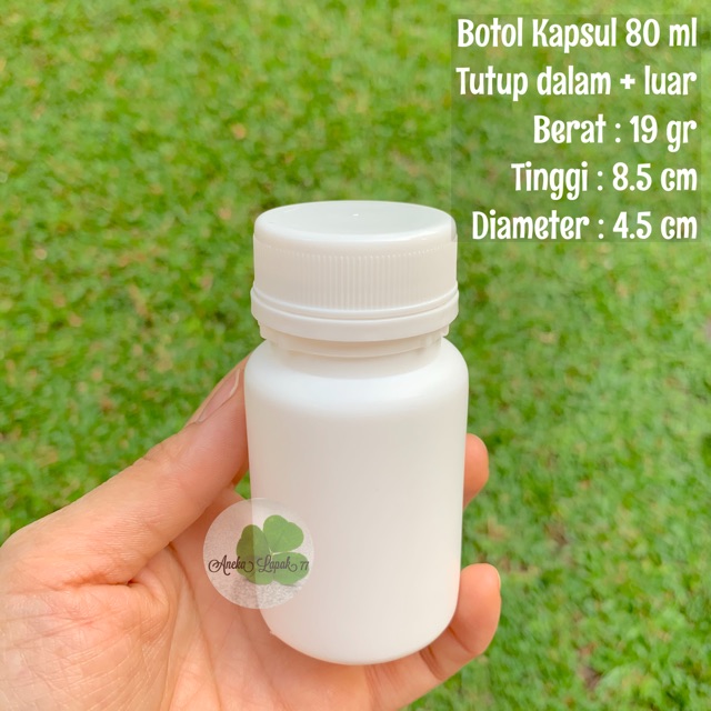 Botol kapsul 80 ml