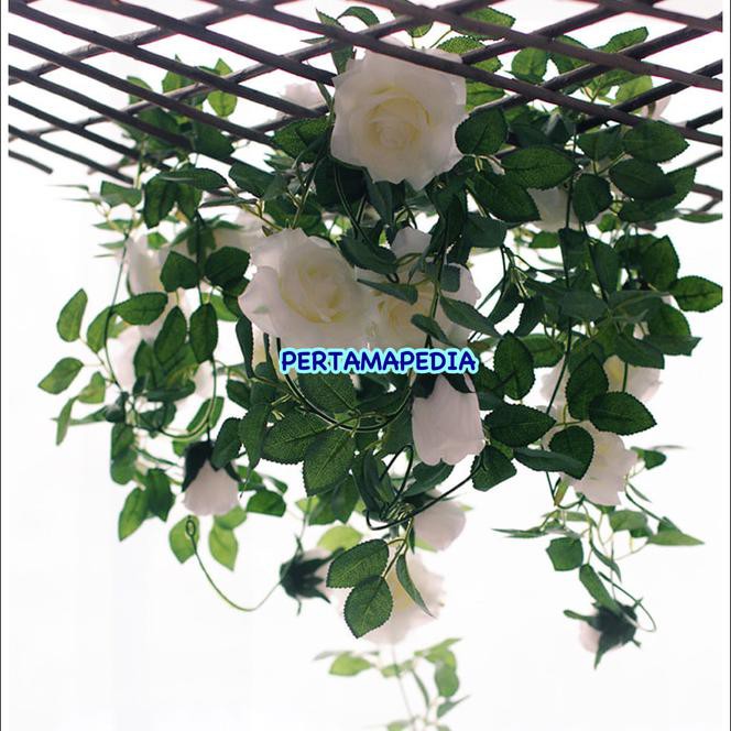 Eelx Mawar Rambat Plastik/ Mawar Rambat Palsu /Mawar Rambat Hias Sintetis Cduf