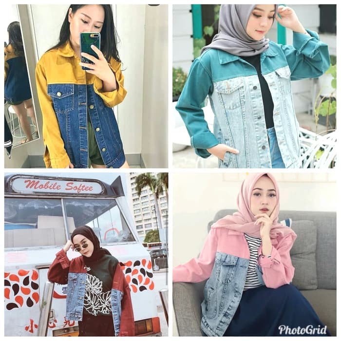 jaket jeans TWOTON CEWEK / jaket jeans CEWEK 2 WARNA/UNISEX/BOYFRIEND